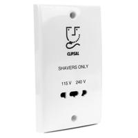 E-Series Universal Shaver Socket 115/240V (Vertical)