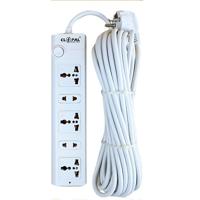 Clopal 3 Way Extension Socket with 1 Switch