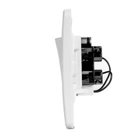 Neo 1 Gang 2 way Switch Vertical  White with LED and Fluorescent