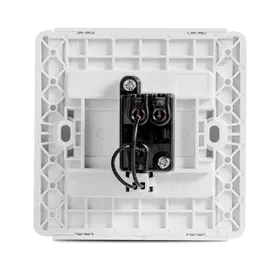 Neo 1 Gang 2 way Switch Vertical  White with LED and Fluorescent