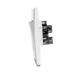 Neo 1 Gang 2 way Switch Vertical  White with LED and Fluorescent