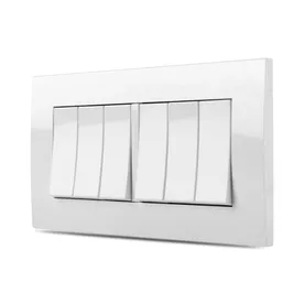 Vivace 1-6 Gang Flush Switch