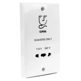 E-Series Universal Shaver Socket 115/240V (Vertical)