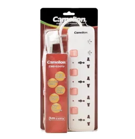 Camelion CMS 241U USB Extension Socket